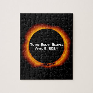 Puzzle Éclipse solaire totale 2024