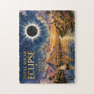 Puzzle Éclipse solaire totale 2027 Égypte
