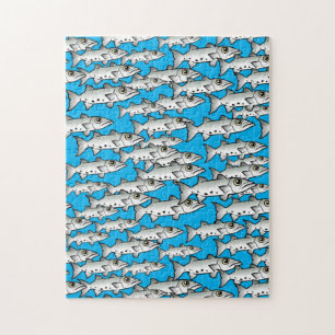 Puzzle École de Scubadorable Grand Barracuda