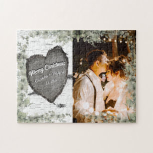 Puzzle Écorce rustique Bois Coeur Eucalyptus Verdure