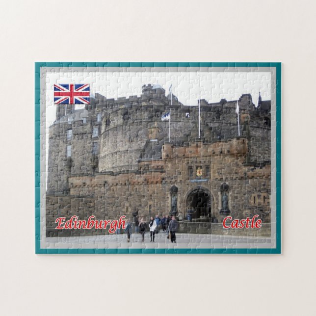Puzzle Écosse - Édimbourg - Château - (Horizontal)