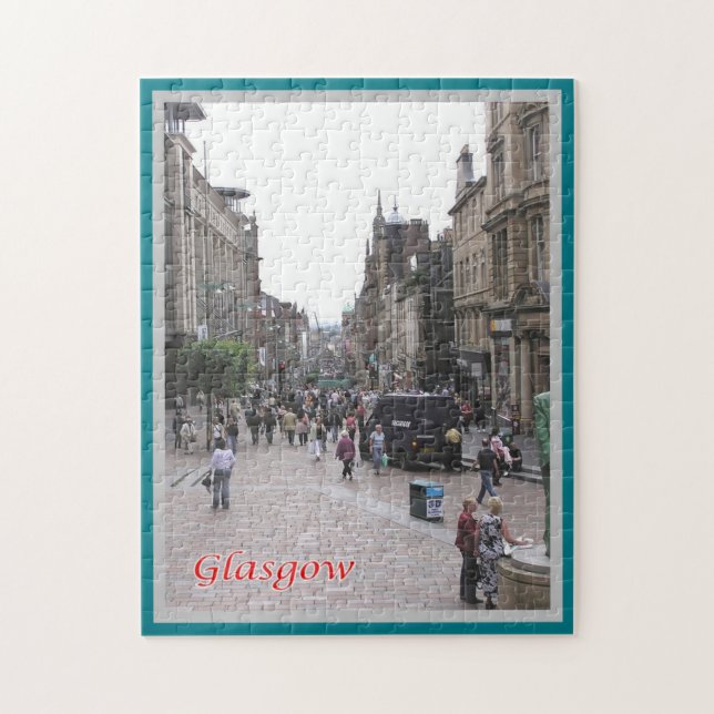 Puzzle Écosse - Glasgow - Buchanan Street - (Vertical)