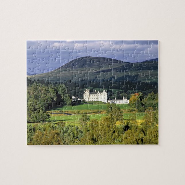 Puzzle Ecosse, Tayside, Blair Castle. Dans une émeraude (Horizontal)
