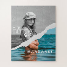 Écran photo Retro élégant noir et blanc