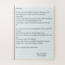 Écrire une lettre à papa pour Fête des pères