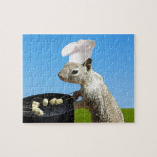 Puzzle Écureuil BBQ mignon