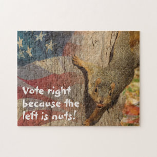 Puzzle Écureuil de droite du vote républicain