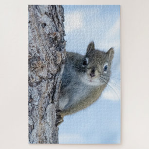 Puzzle Écureuil d'hiver, animal Brown, photo canadienne