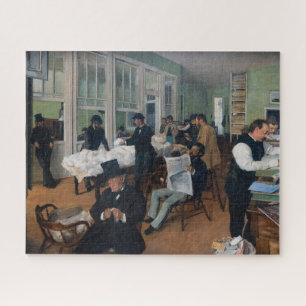 Puzzle Edgar Degas - Cotton Office in New Orleans