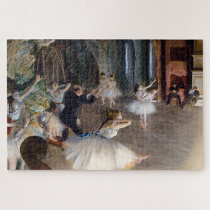 Puzzle Edgar Degas - La répétition de ballet sur scène