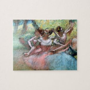 Puzzle Edgar Degas quatre ballerines sur l'étape