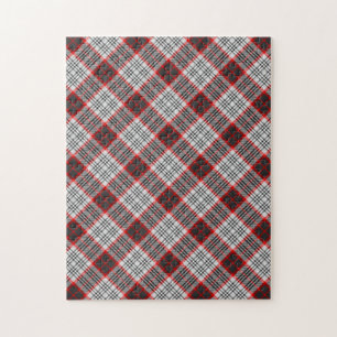 Puzzle Edimbourg City Tartan Motif