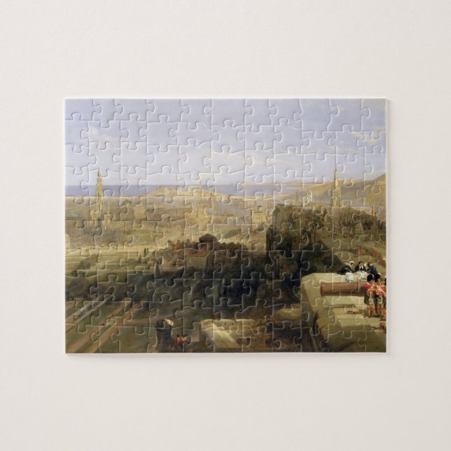 Puzzle Edimbourg du château, 1847 (huile sur la toile) (Horizontal)