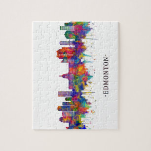 Puzzle Edmonton Canada Skyline
