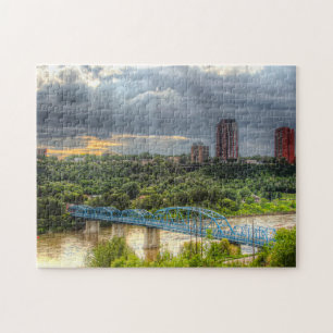 Puzzle Edmonton Ville Canada.