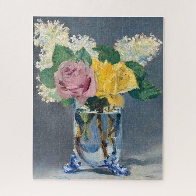 Puzzle Edouard Manet - Lilacs et Rose (Vertical)