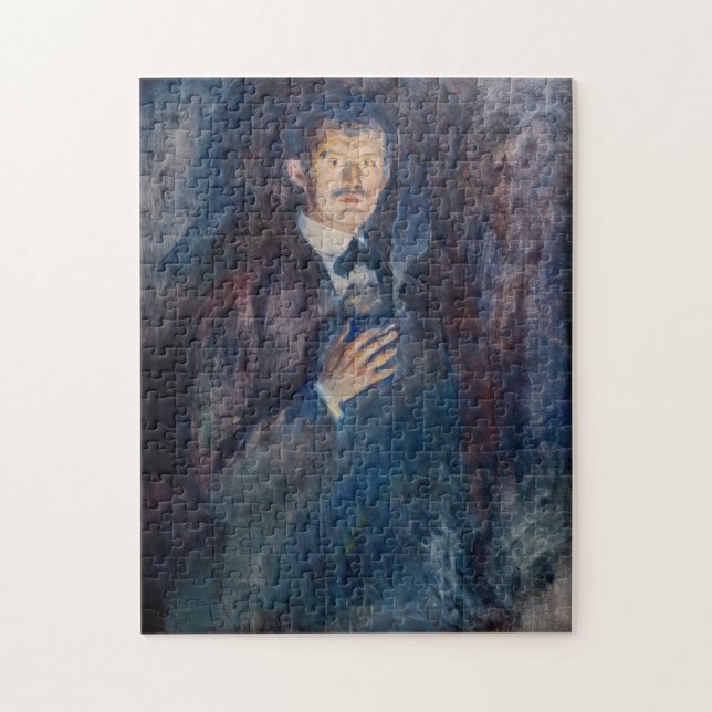 Puzzle Edvard Munch - Autoportrait avec cigarette (Vertical)