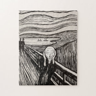 Puzzle Edvard Munch La Lithographie De Cri Imprimer Célèb