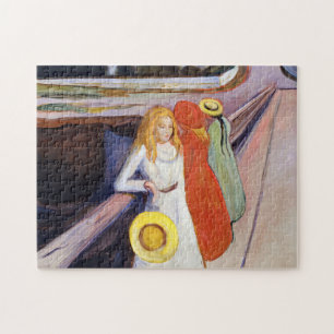Puzzle Edvard Munch - Les filles sur le pont 1901
