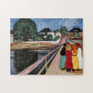 Puzzle Edvard Munch - Les filles sur le pont 1902