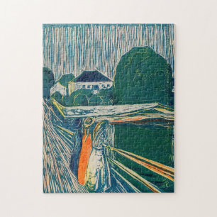Puzzle Edvard Munch - Les filles sur le pont, Lithographe