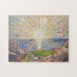 Puzzle Edvard Munch Peinture murale Le Soleil (Solen) (19