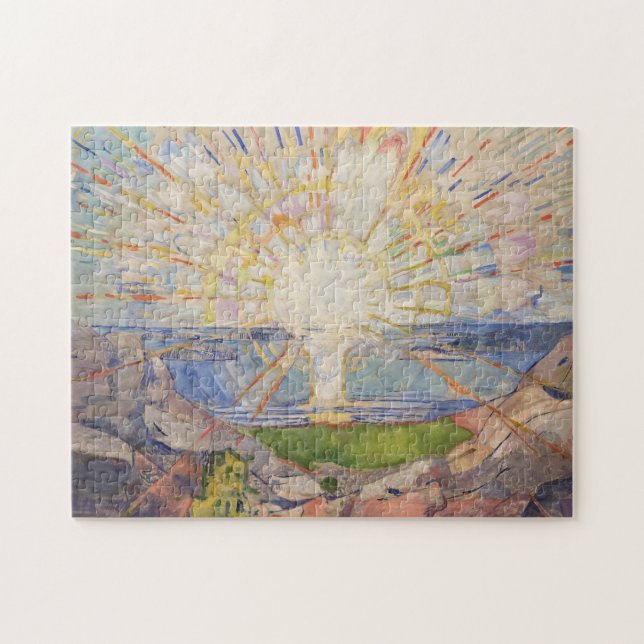 Puzzle Edvard Munch Peinture murale Le Soleil (Solen) (19 (Horizontal)