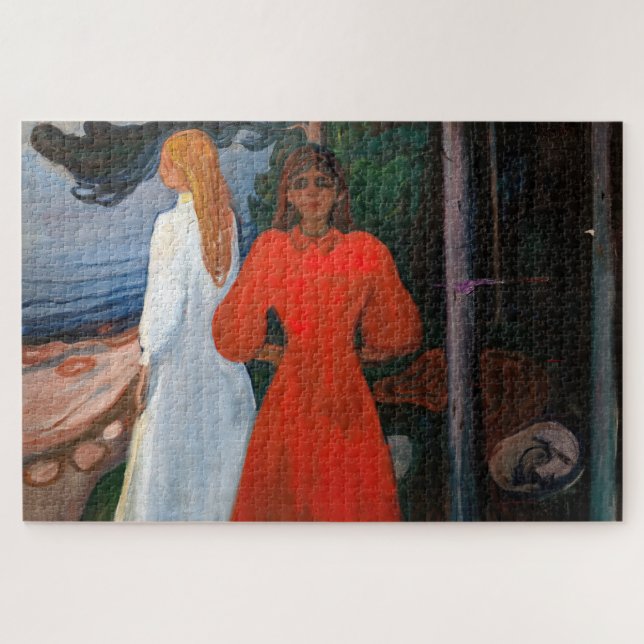 Puzzle Edvard Munch - Rouge et Blanc (Horizontal)