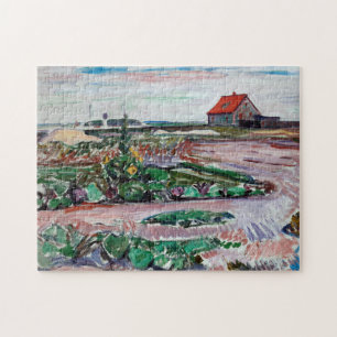 Puzzle Edvard Munch - Seashore. Paysage près de Lubeck