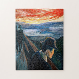 Puzzle Edvard Munch - Sick Mood at Sunset, Despair 1892