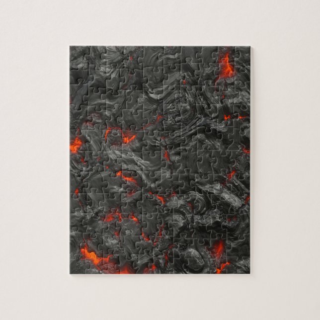 Puzzle effet arrière - plan de lave volcanique (Vertical)