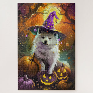 Puzzle Éffrayante-américaine Eskimo Halloween sorcière et