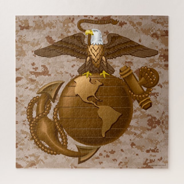 Puzzle EGA couleur complète - Bronze (Vertical)