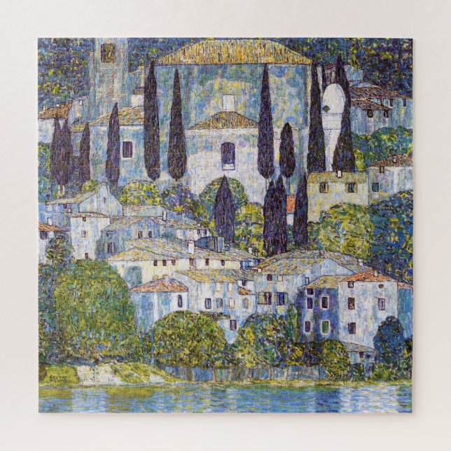 Puzzle Église à Cassone, Gustav Klimt (Vertical)