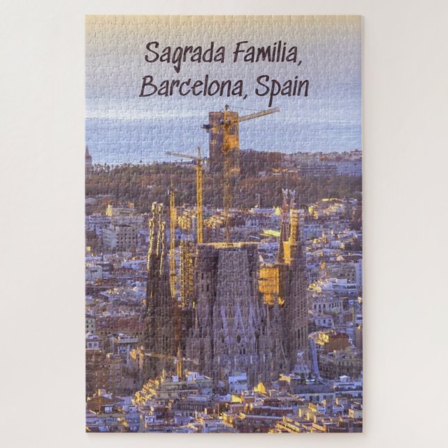Puzzle Église catholique de la Sagrada Familia, Barcelone (Vertical)