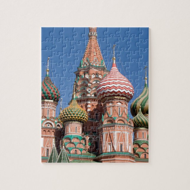 Puzzle Église de la cathédrale de Basil de saint à Moscou (Vertical)