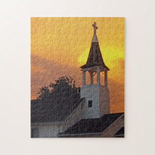 Puzzle Église de pays