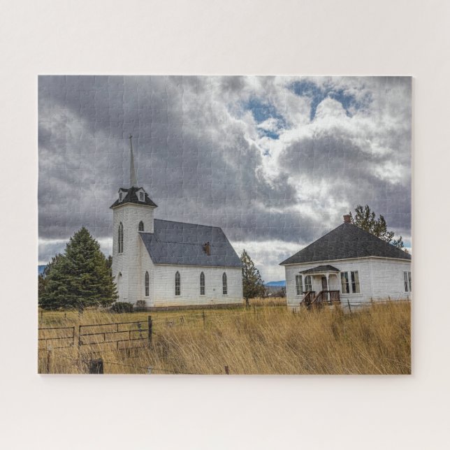 PUZZLE ÉGLISE DE PAYS (Horizontal)
