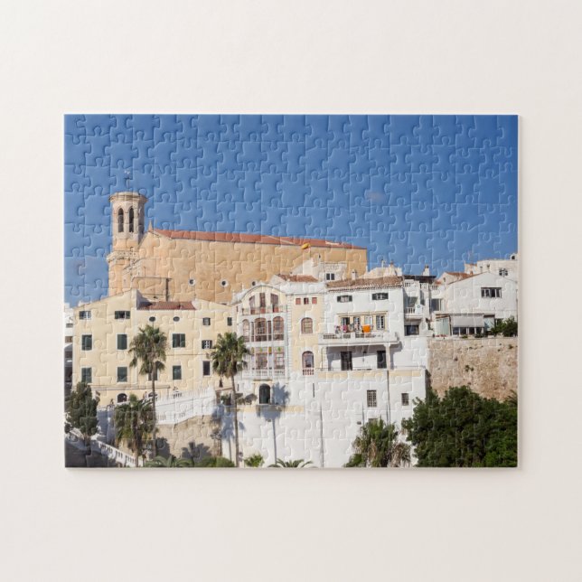 Puzzle Eglise de Père Noël Maria - Mahon, Menorca, Espagn (Horizontal)