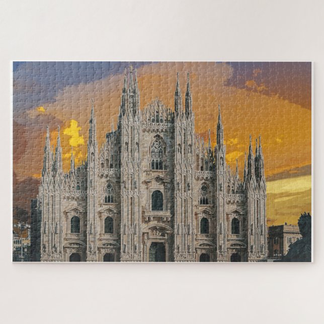 Puzzle Eglise Duomo di Milano Milan Italie (Horizontal)