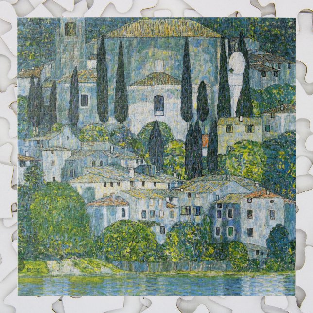 Puzzle Église (Kirche) à Cassone par Gustav Klimt (Créateur téléchargé)