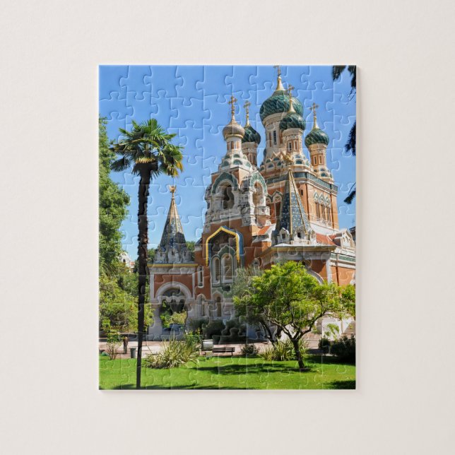 Puzzle Église orthodoxe en France agréable (Vertical)