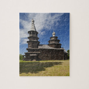 Puzzle Église orthodoxe russe traditionnelle en bois