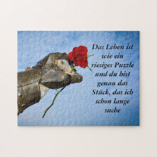 Puzzle Eine Rose für Dich