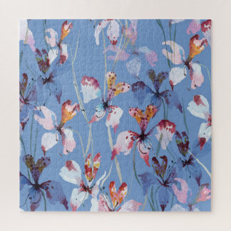 Puzzle Elégance de l'orchidée sauvage : Aquarelle de luxe