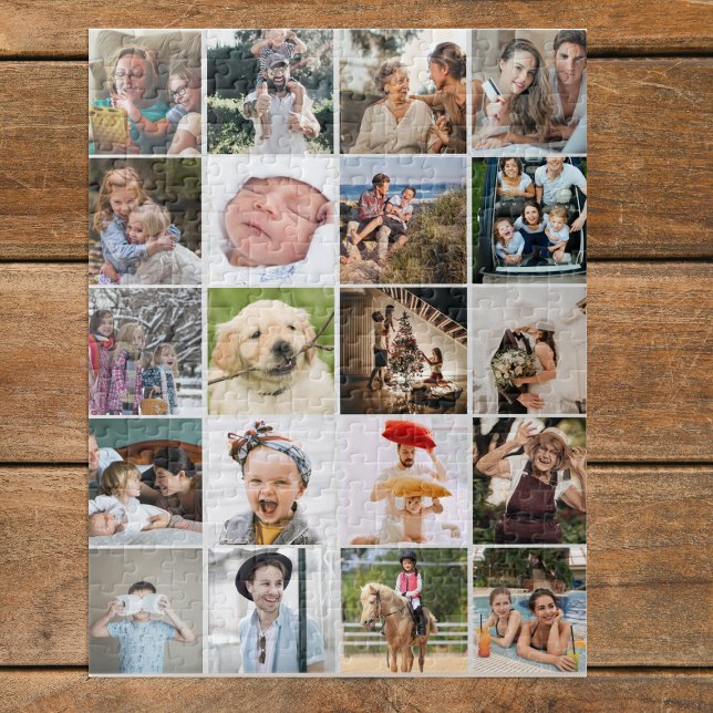 Puzzle Élégant 20 Photo Collage (Créateur téléchargé)