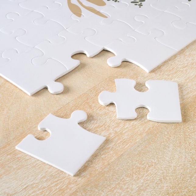 Puzzle Elégant Bouquet Floral Girly Dire Jolie (Côté)