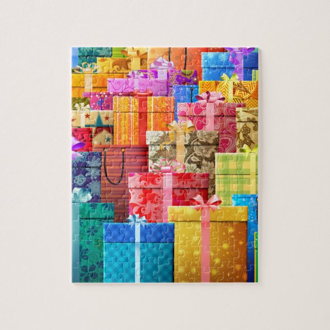 Puzzle Élégant Coloré Élégant Cadeaux De Vacances (Vertical)