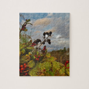 Puzzle Elegant Holly Christmas,