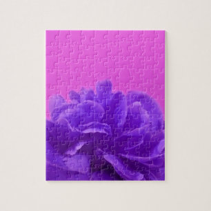 Puzzle Elegant Purple Raspberry Floral
